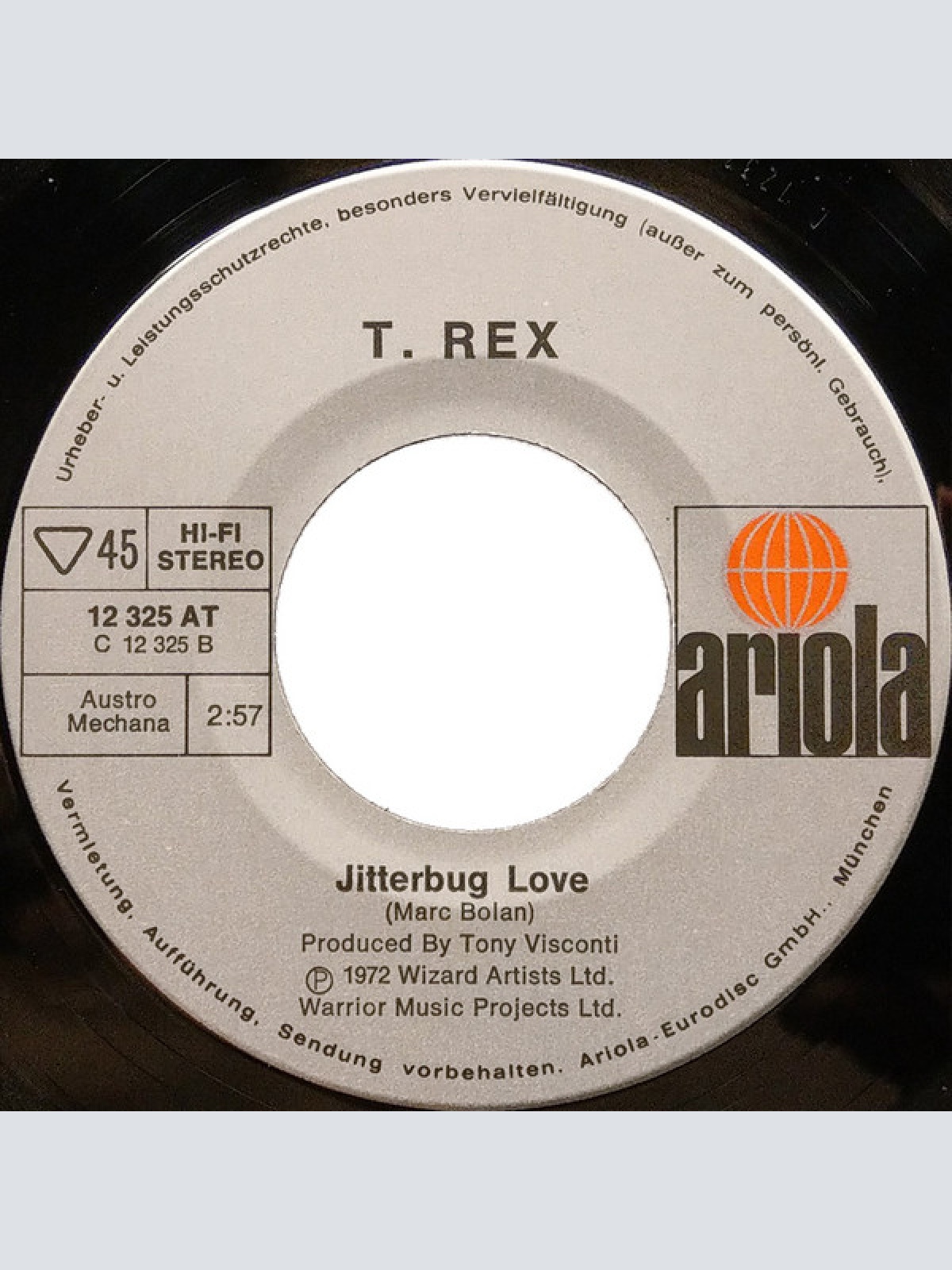Vinyl / T. Rex - Children Of The Revolution / Jitterbug Love