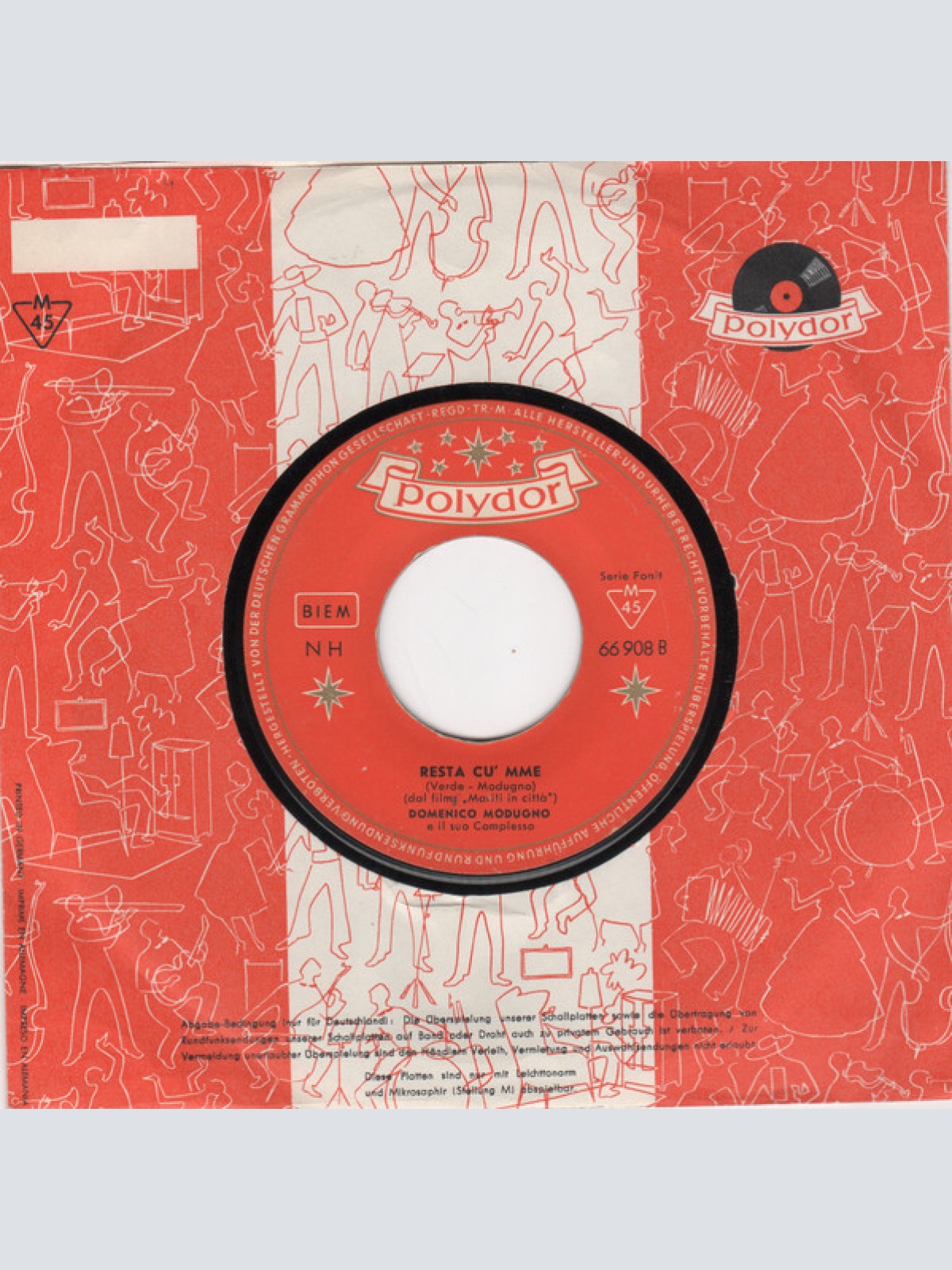 Vinyl / Domenico Modugno - Piove (Ciao Ciao Bambina)