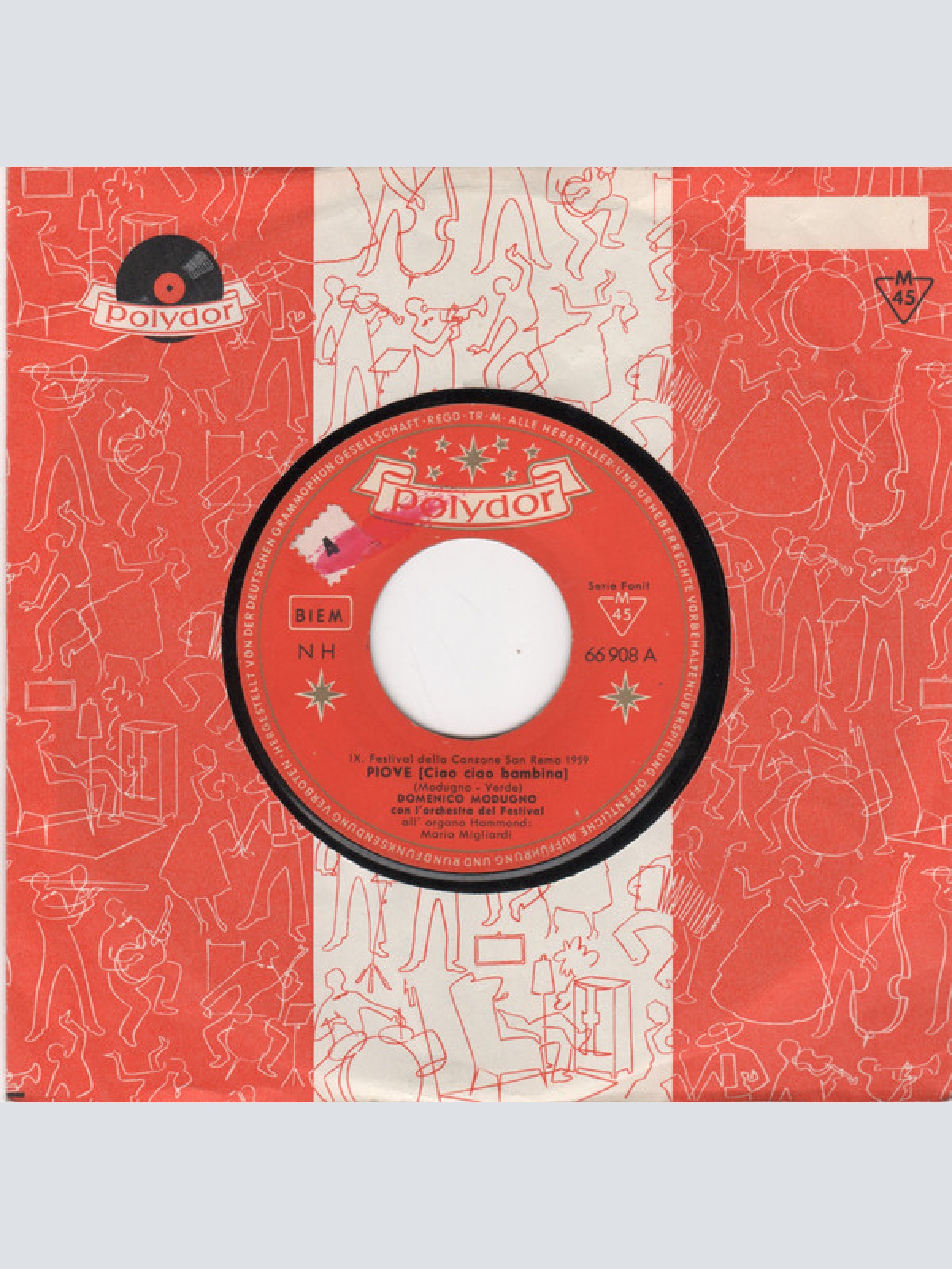 Vinyl / Domenico Modugno - Piove (Ciao Ciao Bambina)