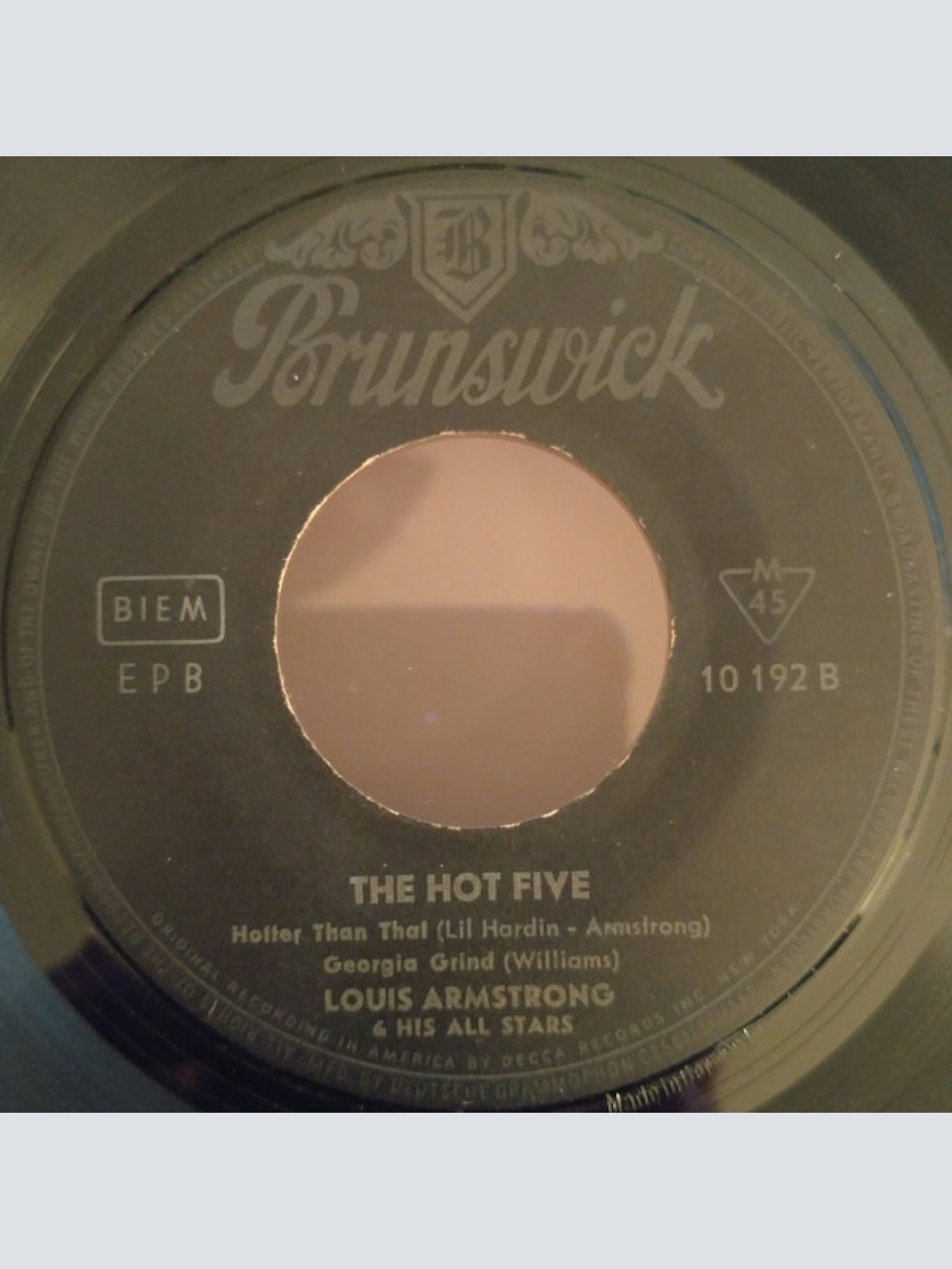 Vinyl / Louis Armstrong - The Hot Five