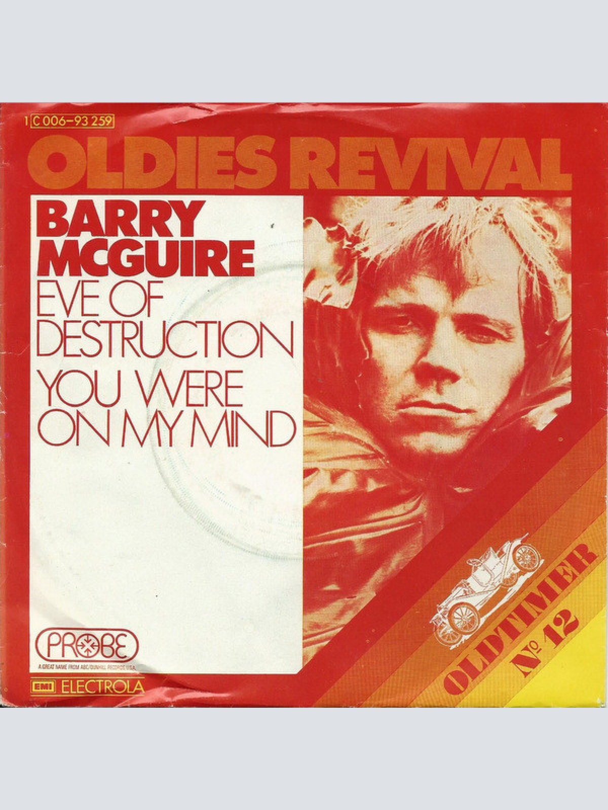 Vinyl / Barry McGuire - Eve Of Destruction / You Were On My Mind