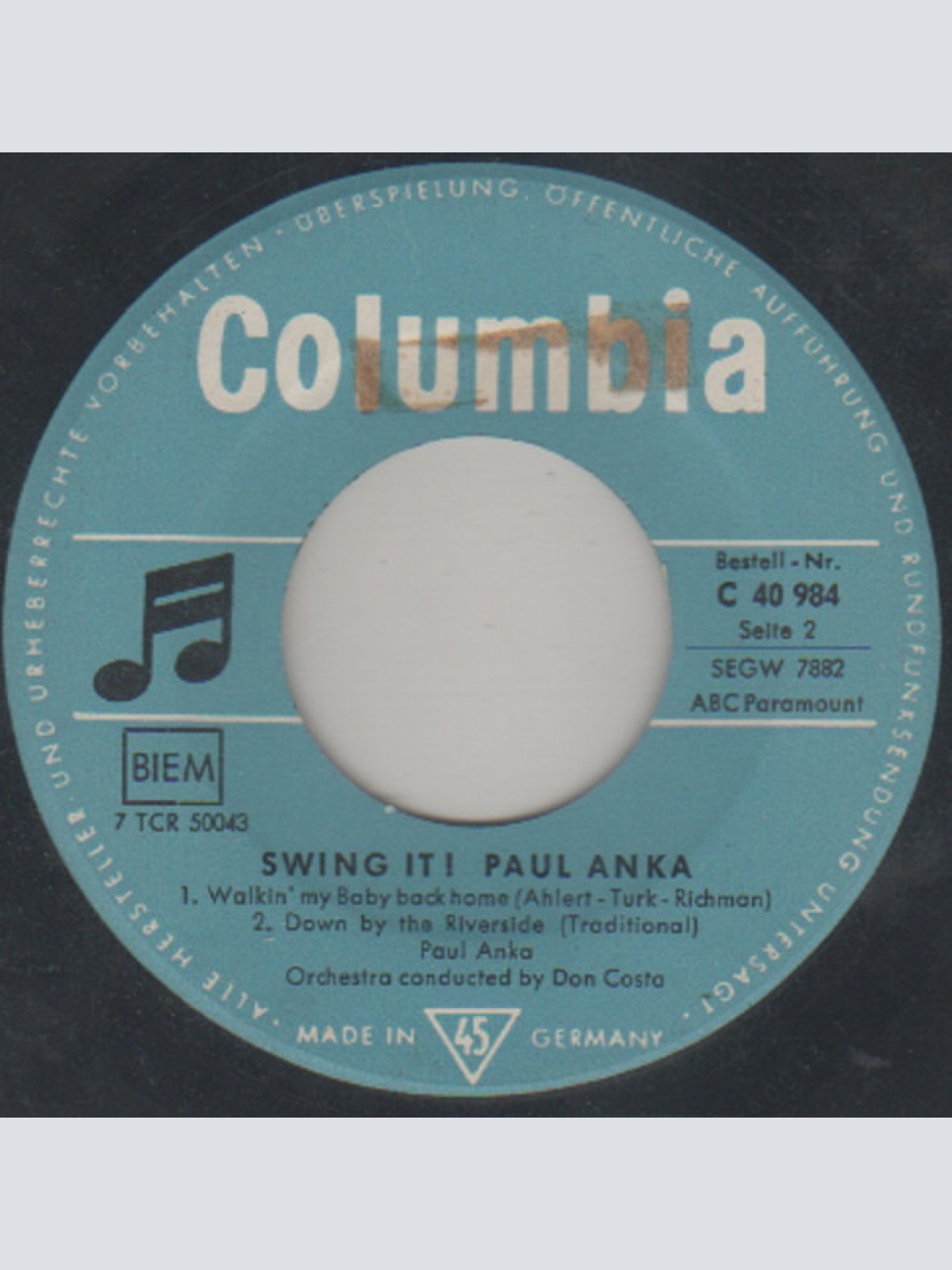 Vinyl / Anka* - Swing It