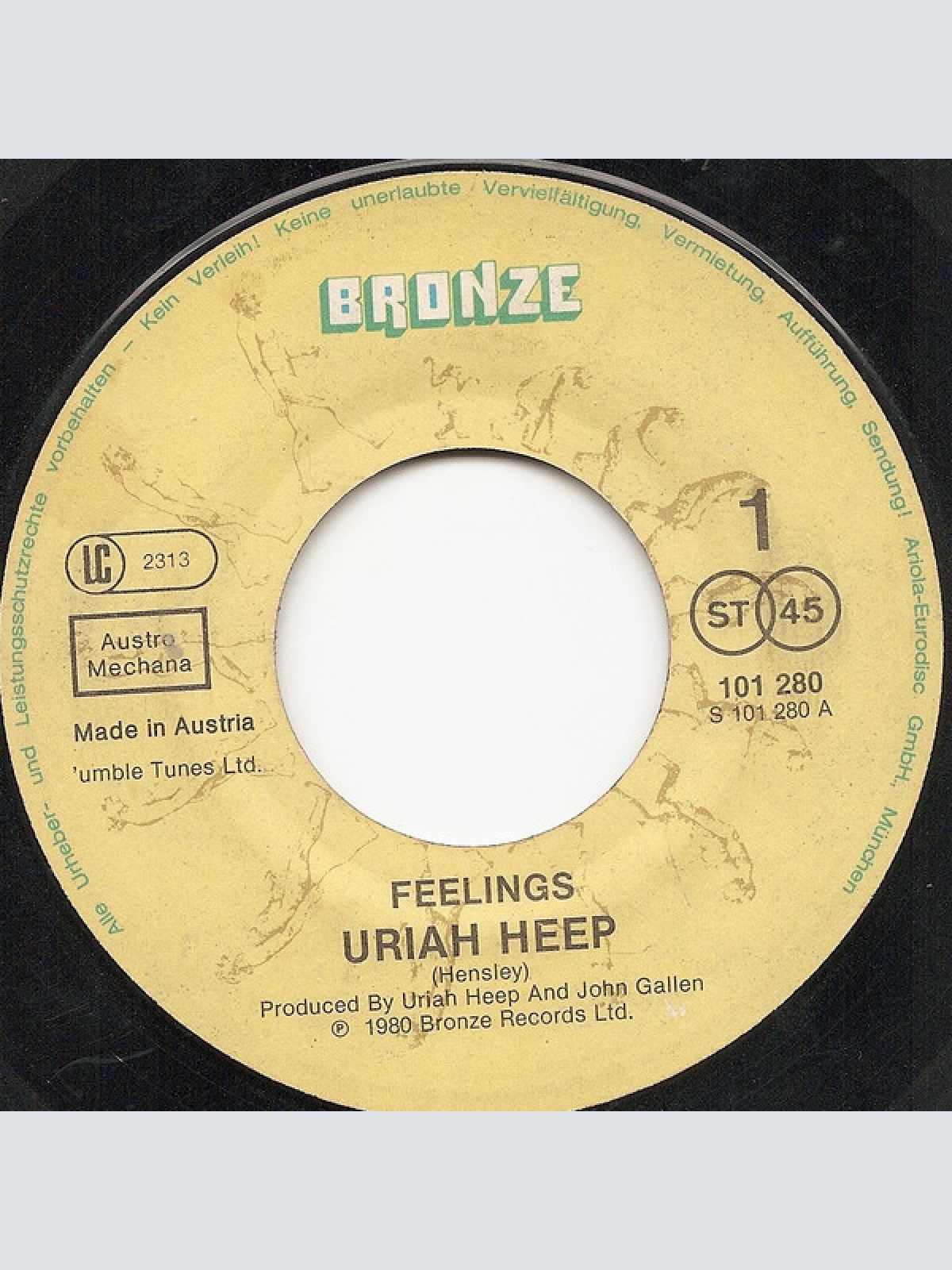 Vinyl / Uriah Heep - Feelings / Been Hurt