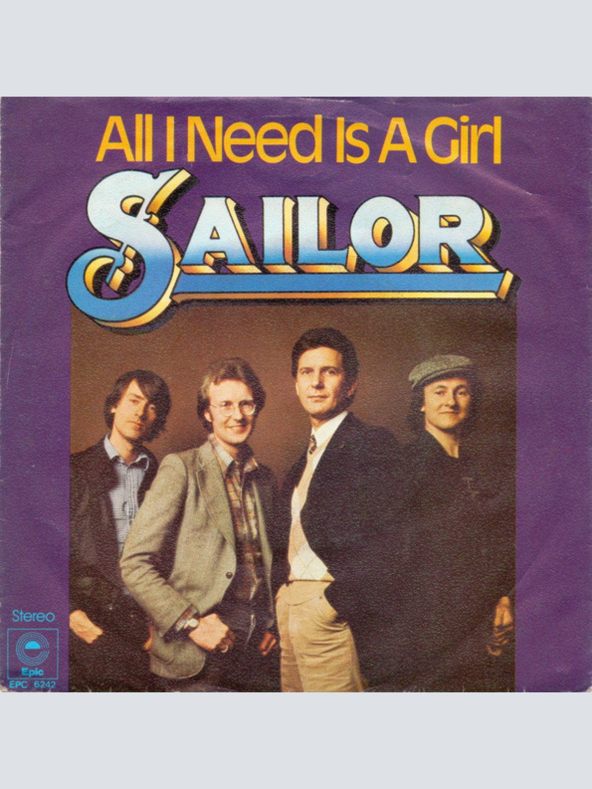 Vinyl / Sailor - All I Need Is A Girl