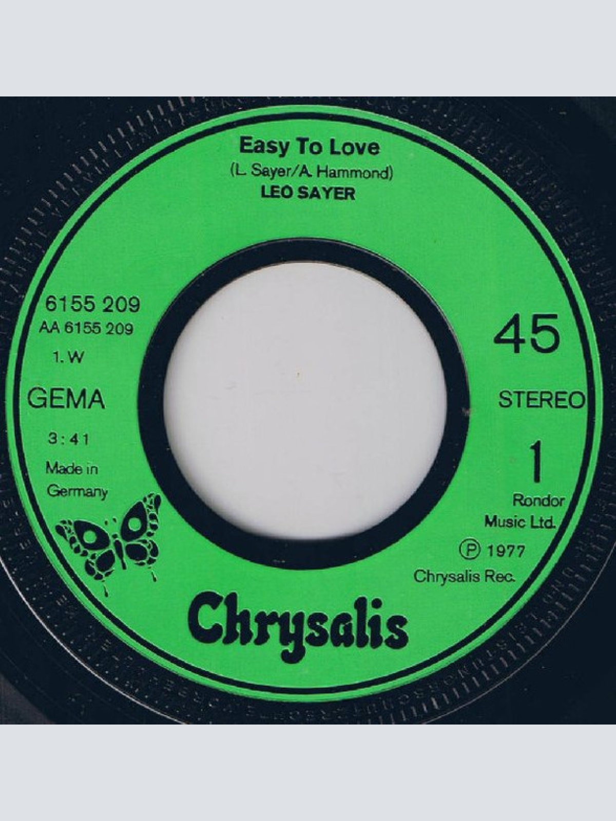 Vinyl / Leo Sayer - Easy To Love