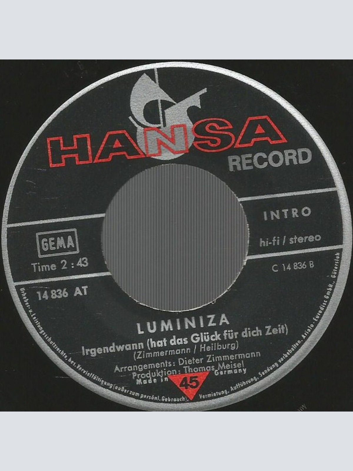 Vinyl / Luminiza* - Wo Finde Ich Liebe