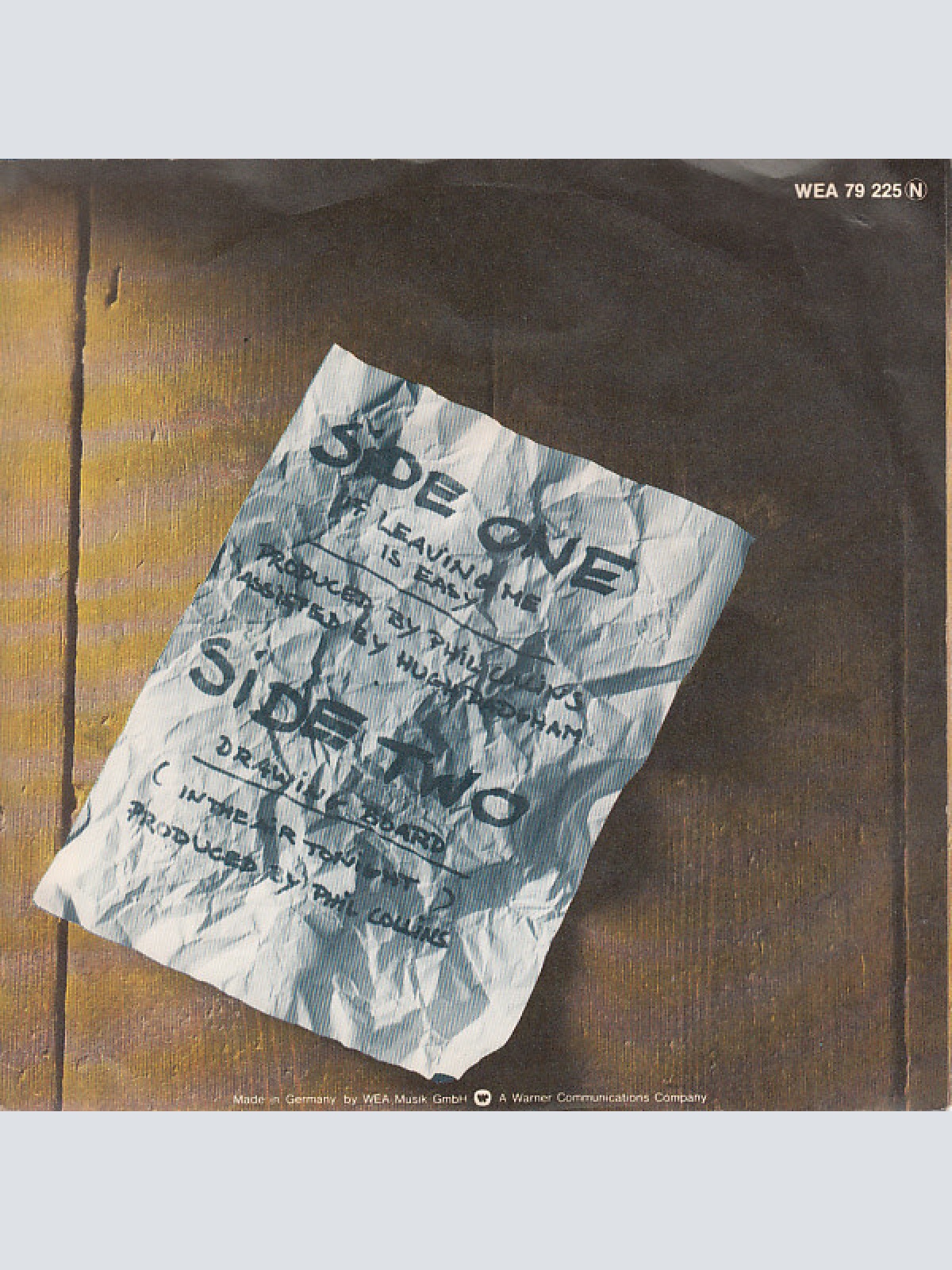 Vinyl / Phil Collins - If Leaving Me Is Easy