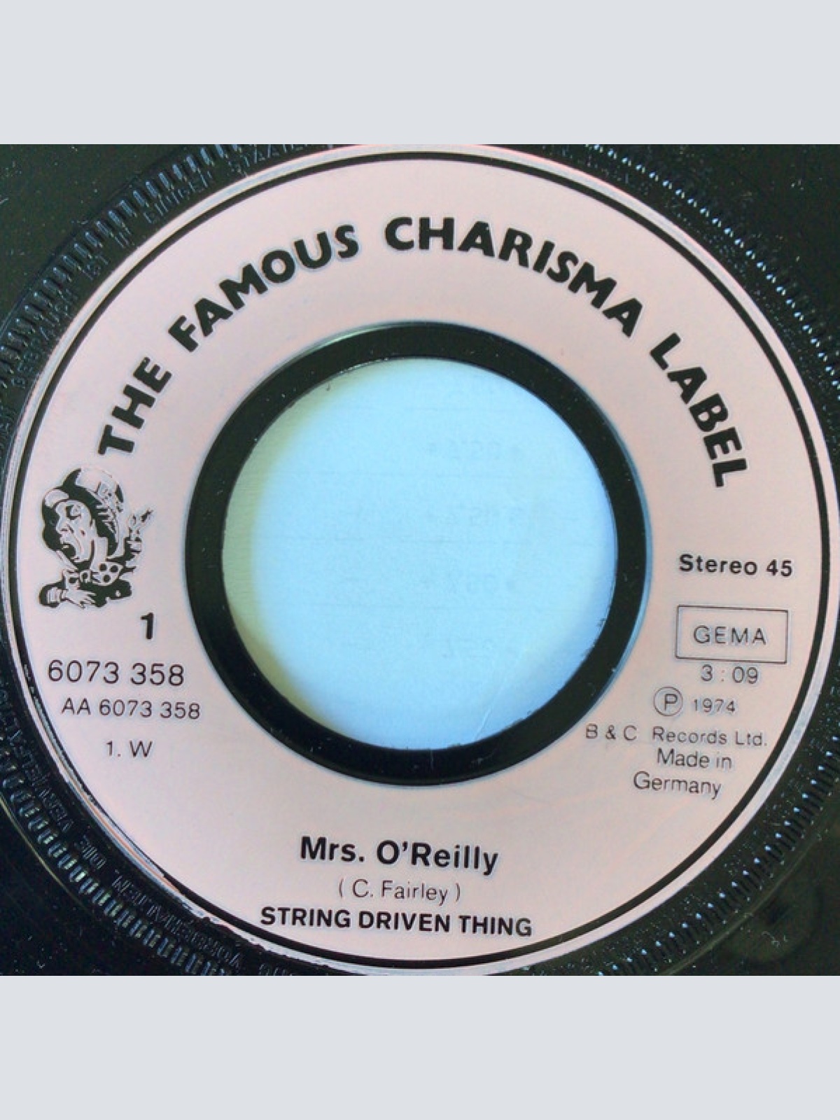 Vinyl / String Driven Thing - Mrs. O'Reilly