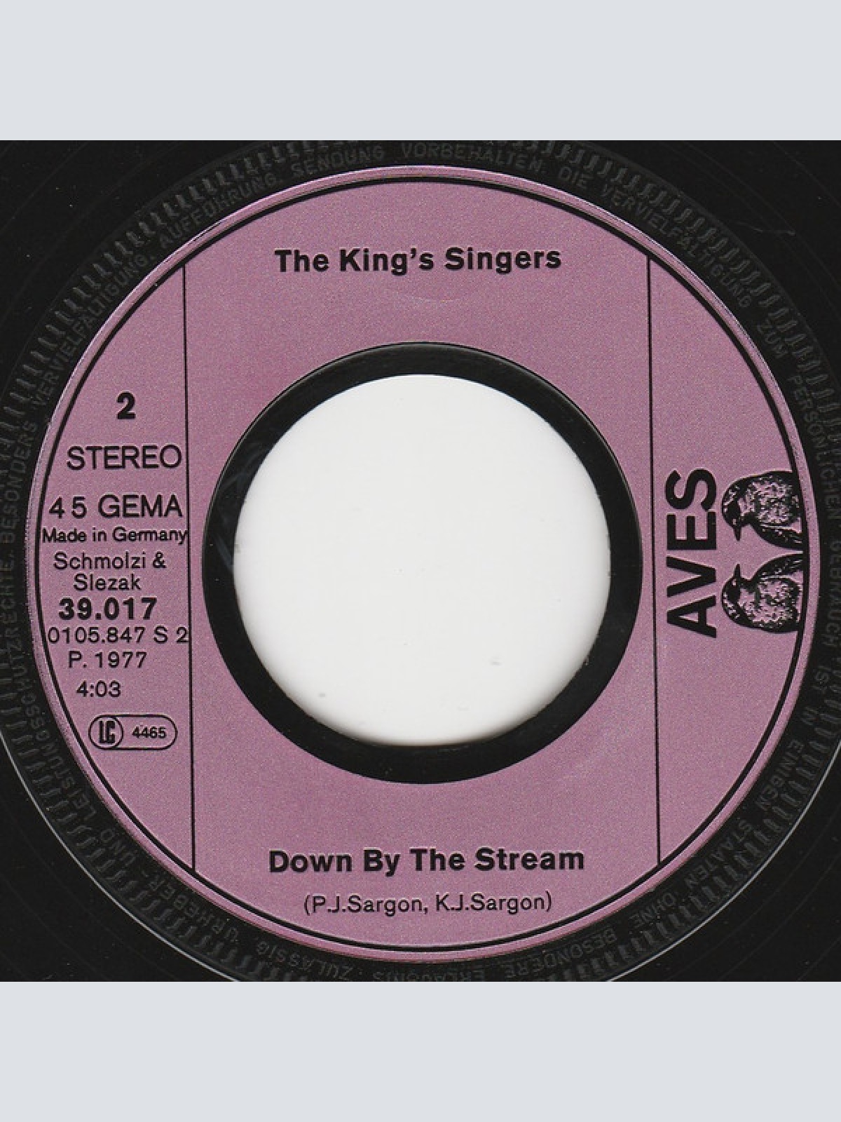 Vinyl / The King's Singers - Don't Get Around Much Anymore