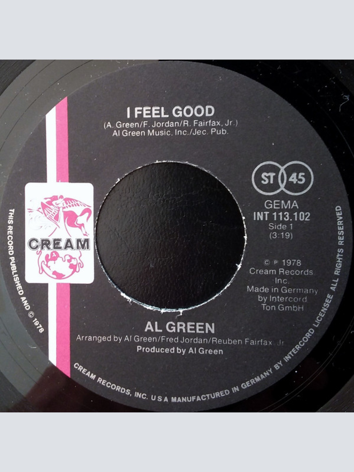Vinyl / Al Green - I Feel Good / Belle