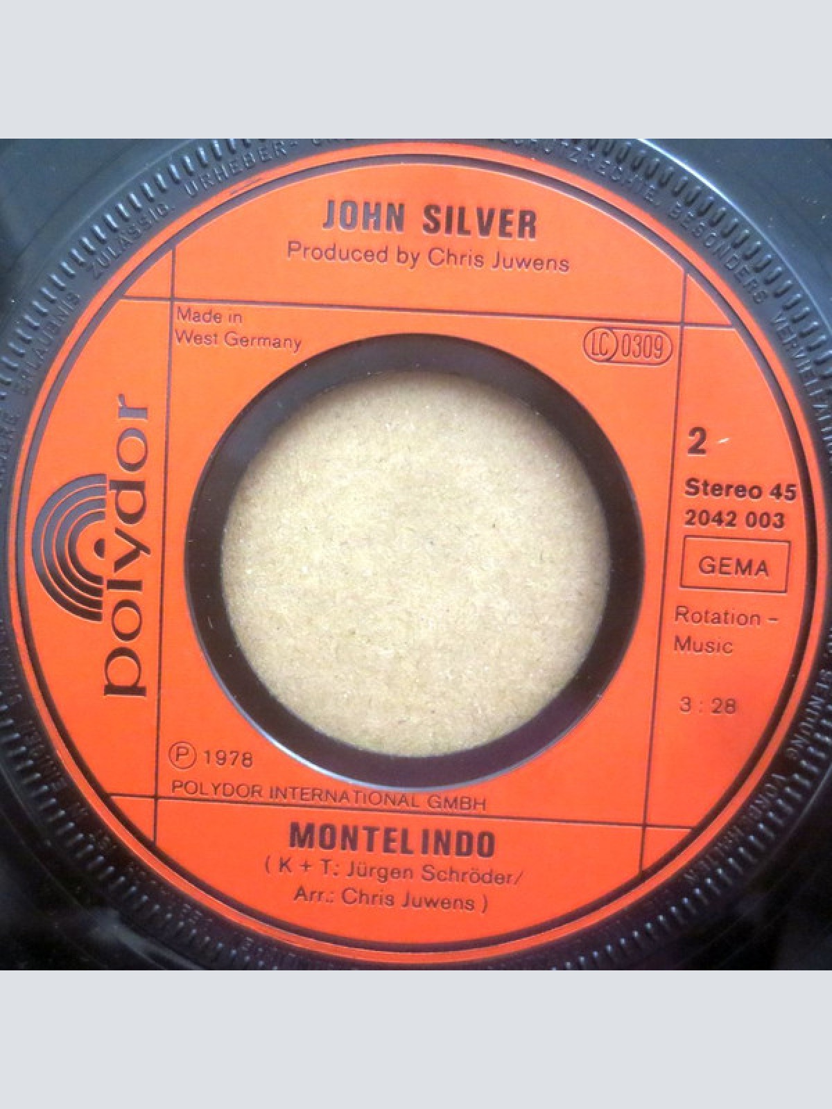 Vinyl / John Silver (4) - Buenos Dias, Argentina (Instrumental Version)