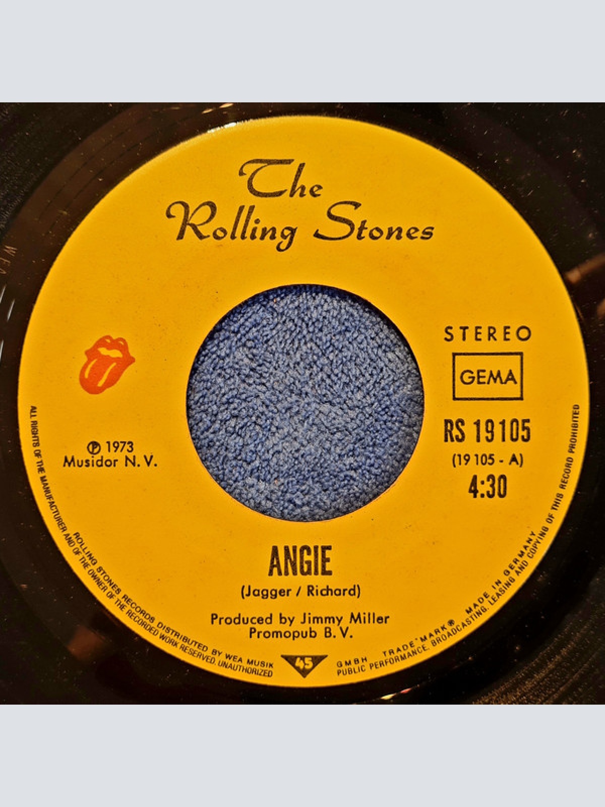 Vinyl / The Rolling Stones - Angie / Silver Train