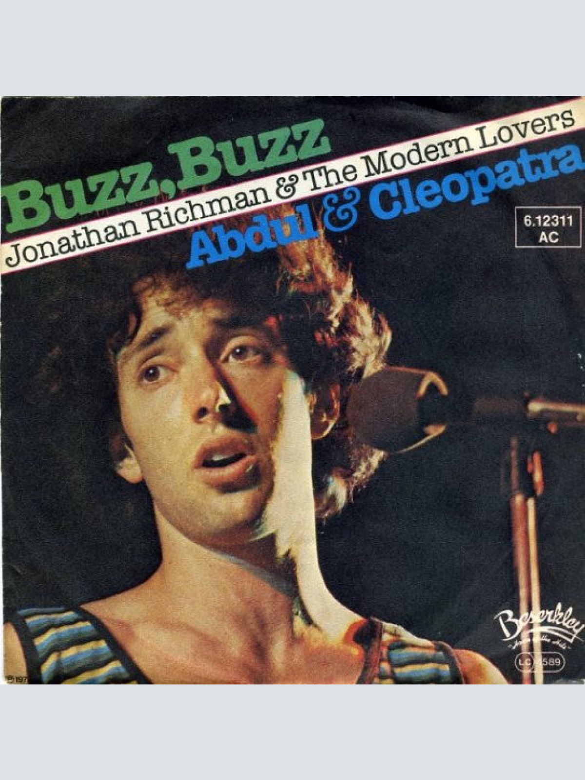 Vinyl / Jonathan Richman & The Modern Lovers - Buzz, Buzz / Abdul & Cleopatra