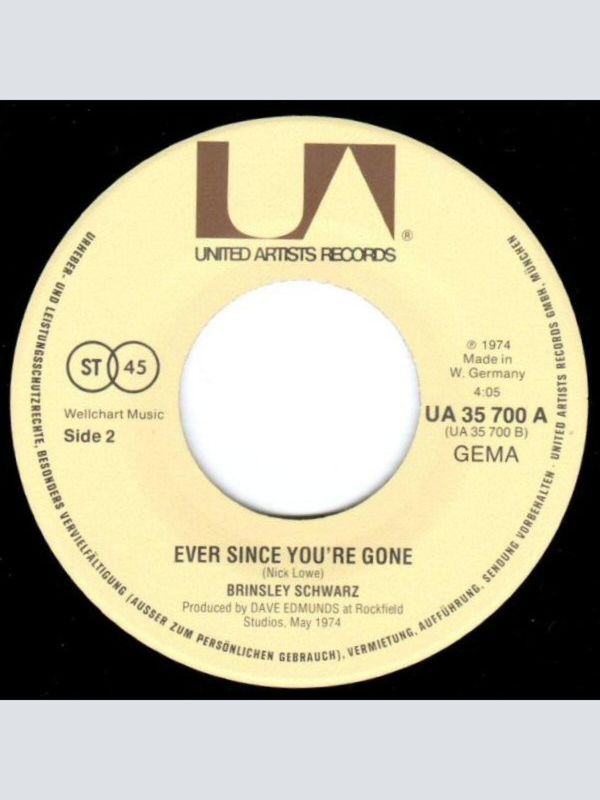 Vinyl / Brinsley Schwarz - (What's So Funny 'Bout) Peace, Love And Understanding / Ever Since You're Gone