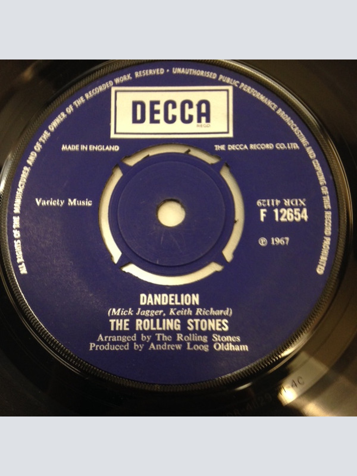 Vinyl / The Rolling Stones - We Love You / Dandelion