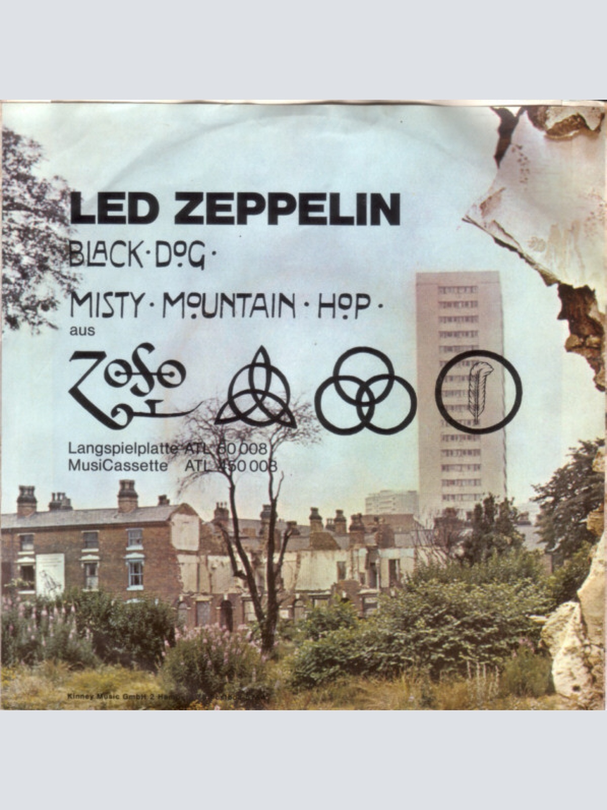 Vinyl / Led Zeppelin - Black Dog / Misty Mountain Hop