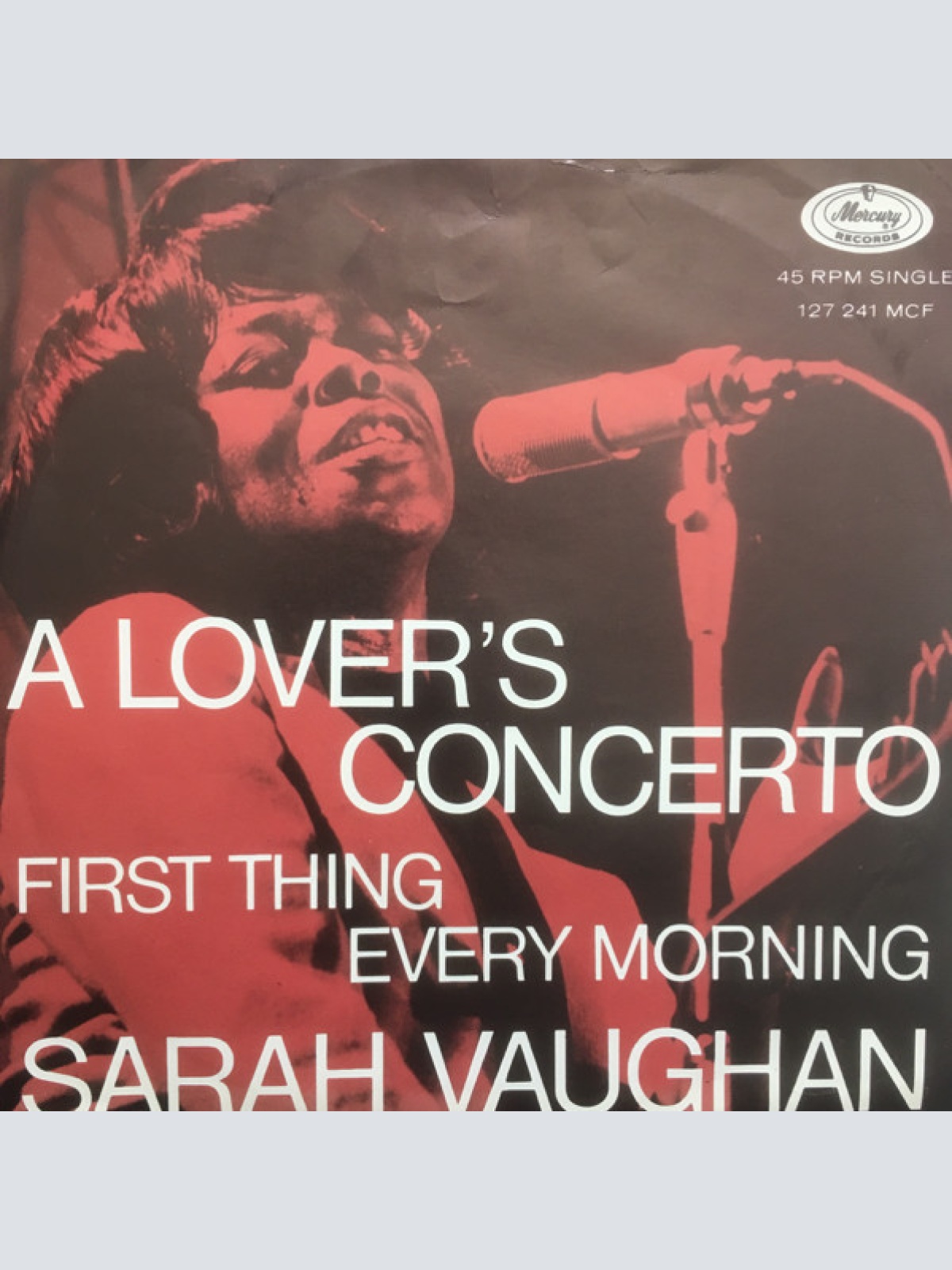Vinyl / Sarah Vaughan - A Lover's Concerto / First Thing Every Morning