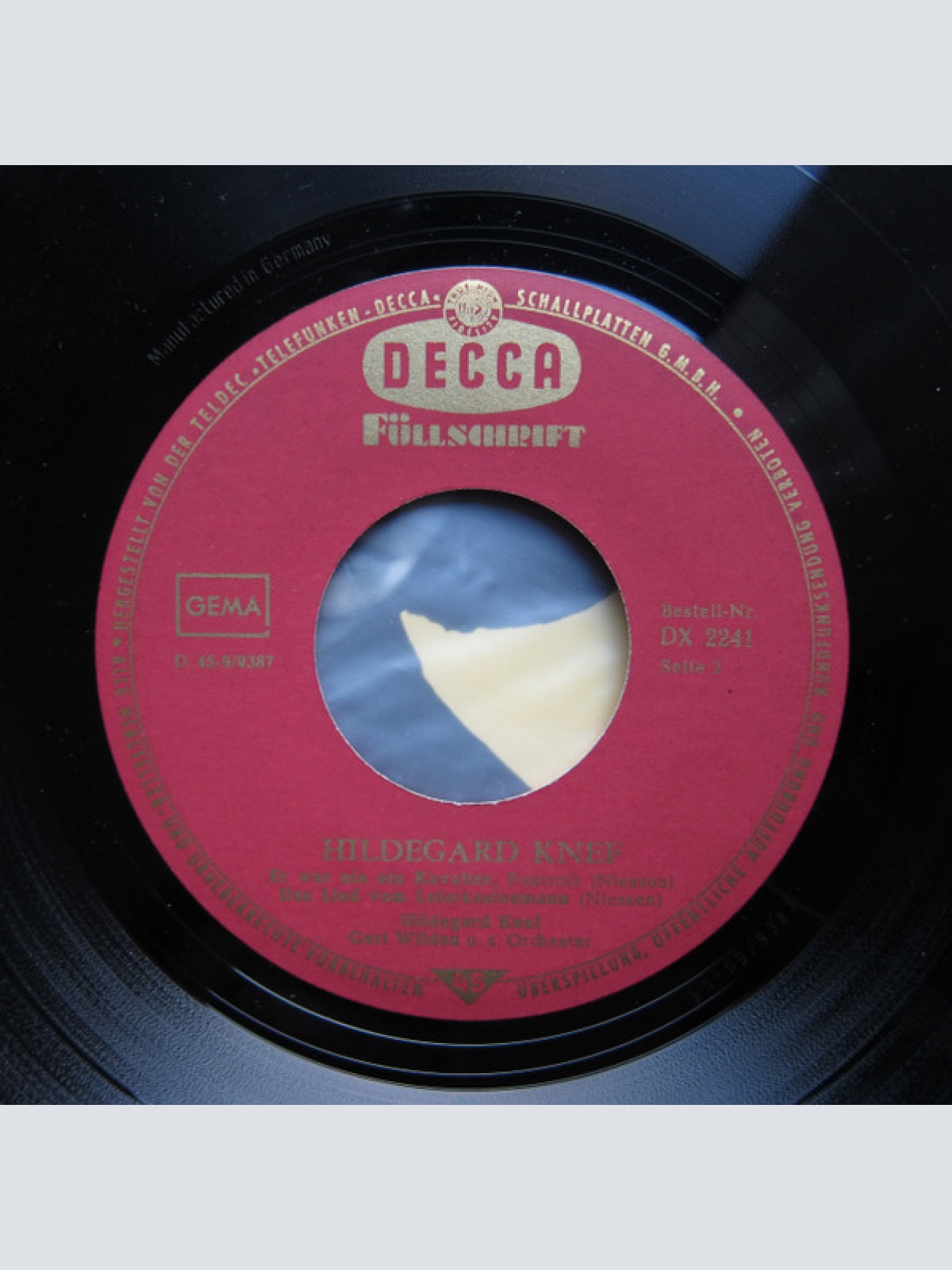 Vinyl / Hildegard Knef - Aber Schön War Es Doch