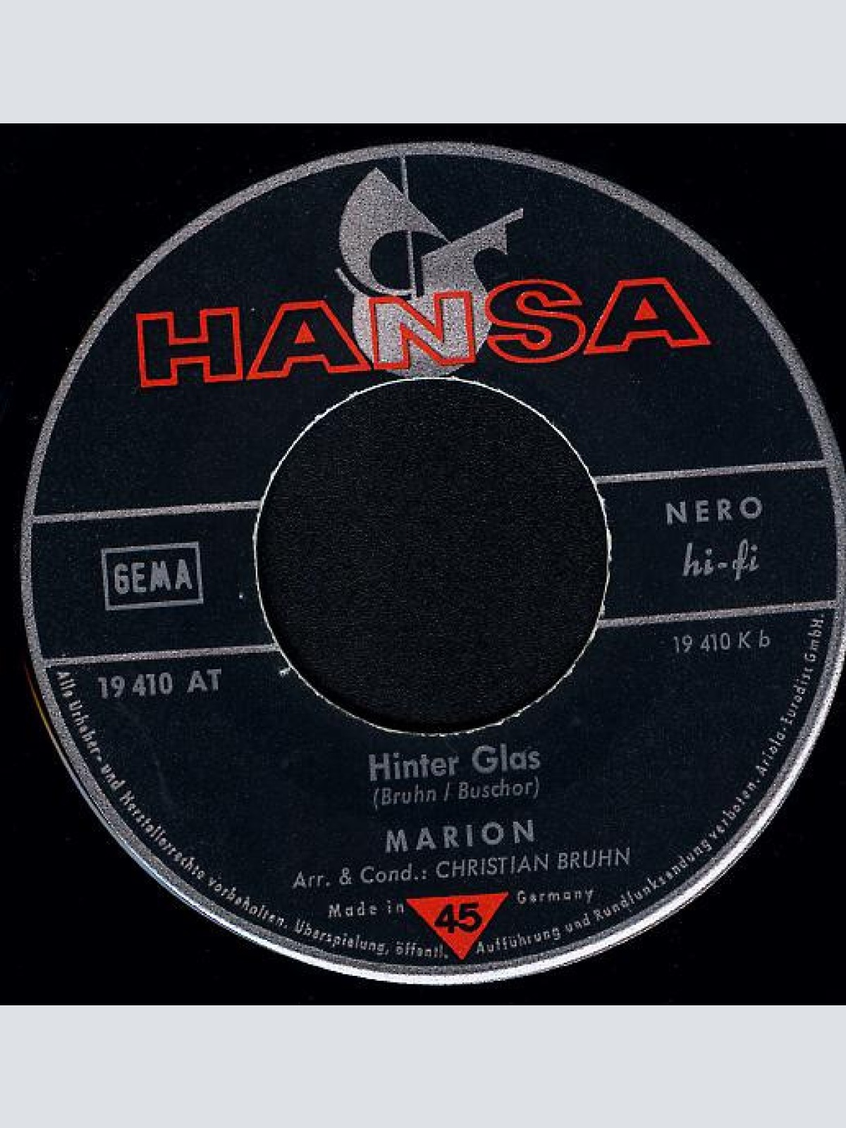 Vinyl / Marion* - Er + Ich