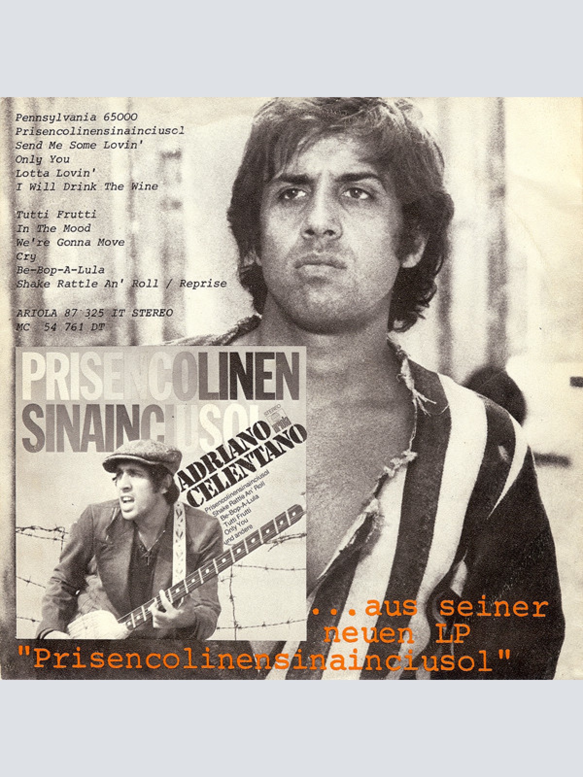 Vinyl / Adriano Celentano - We're Gonna Move / Only You