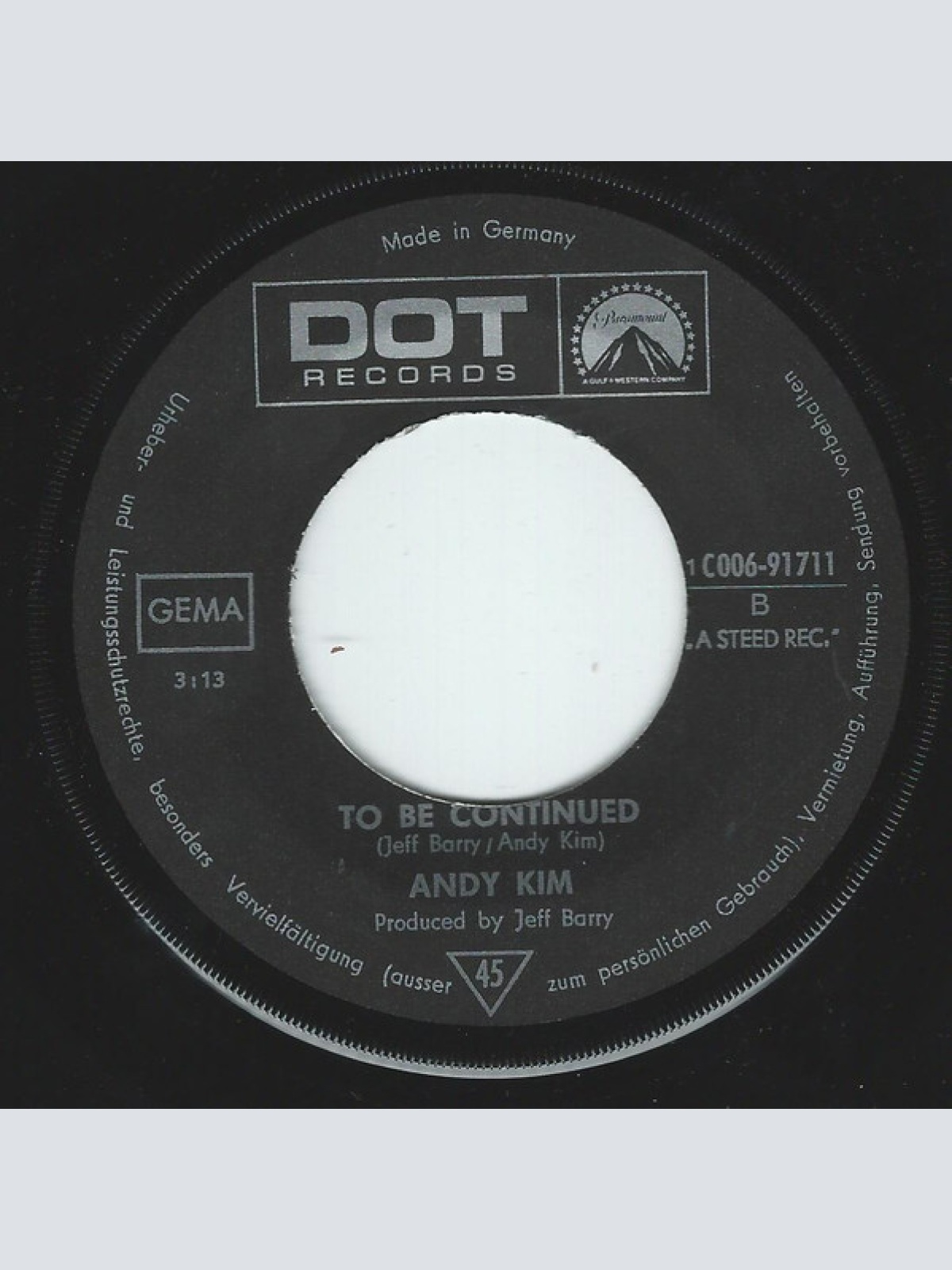 Vinyl / Andy Kim - It's Your Life