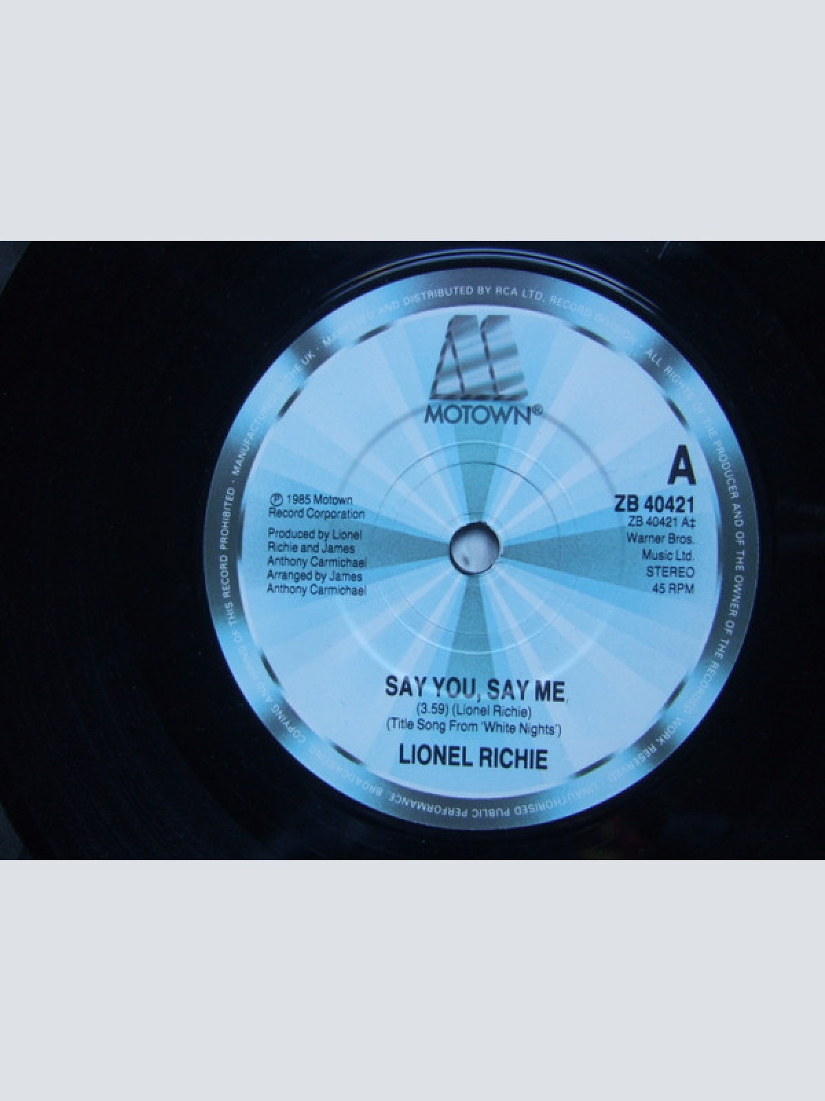 Vinyl / Lionel Richie - Say You, Say Me