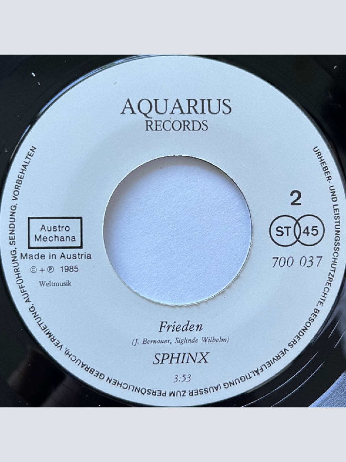 Vinyl / Sphinx (40) - Nur Deine Träume / Frieden