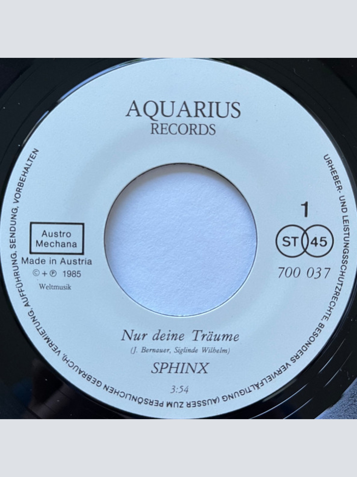Vinyl / Sphinx (40) - Nur Deine Träume / Frieden