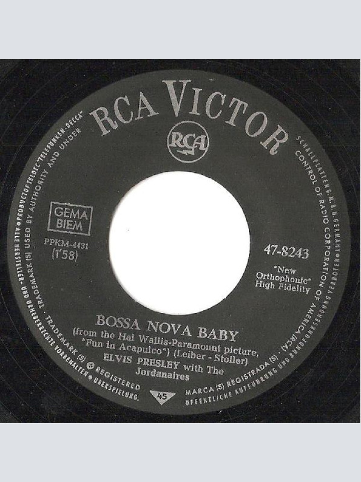 Vinyl / Elvis* - Bossa Nova Baby