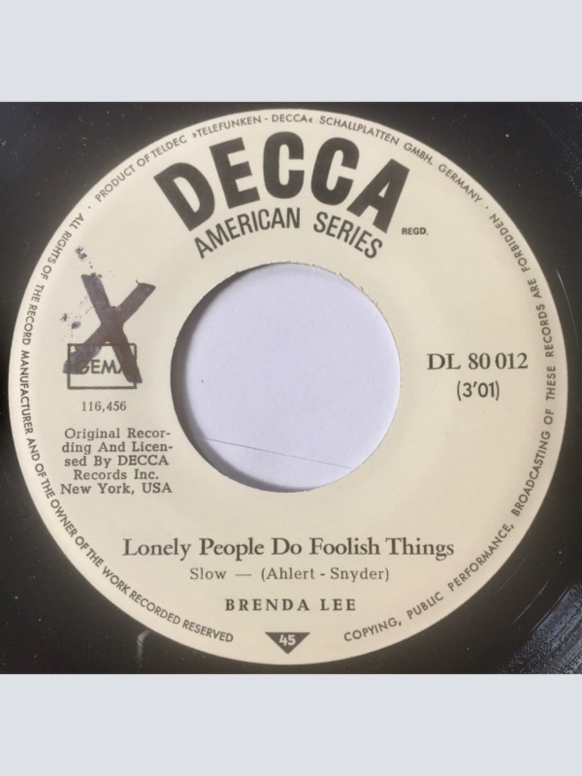 Vinyl / Brenda Lee - Ride, Ride, Ride