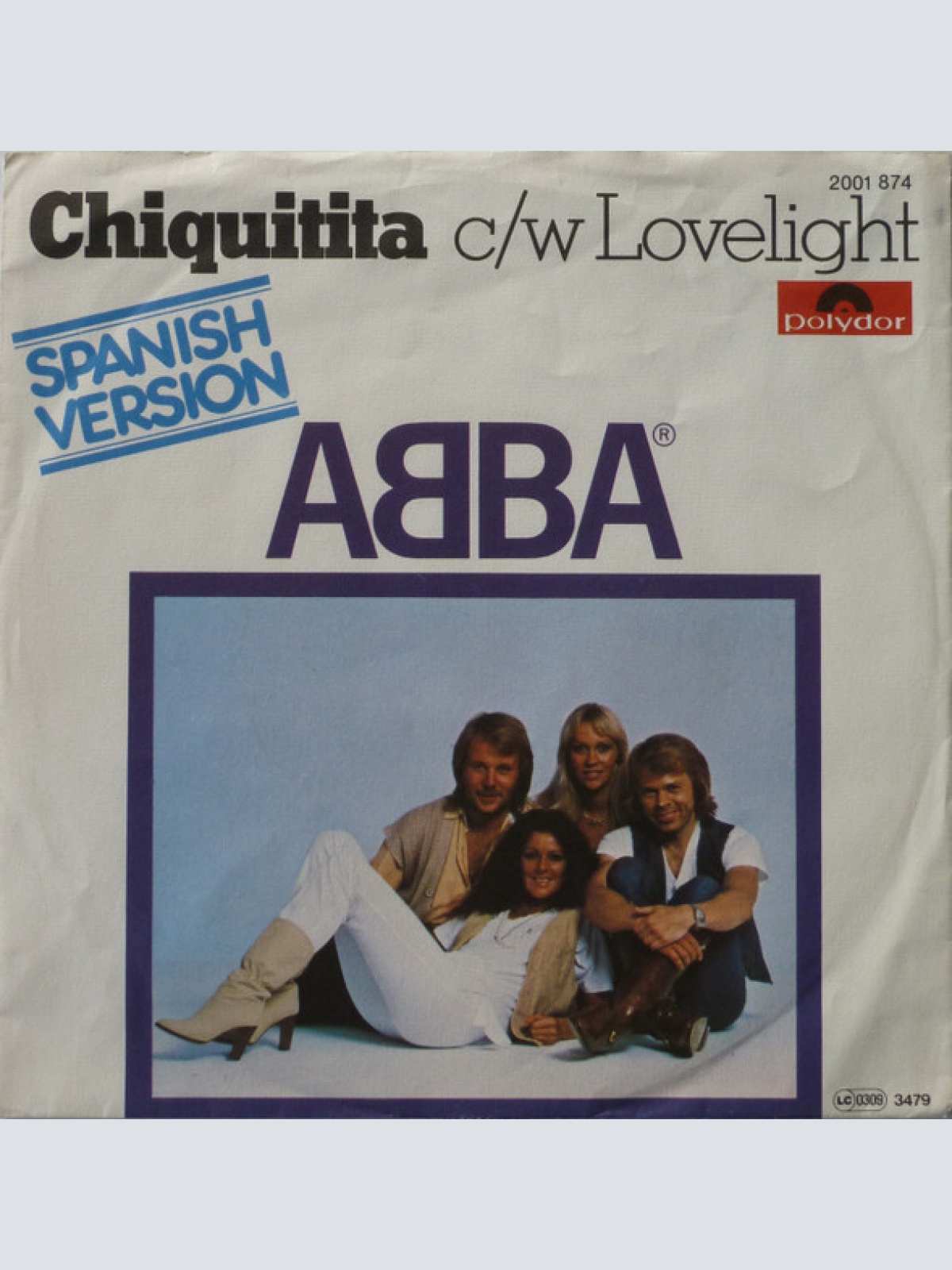 Vinyl / ABBA - Chiquitita (Spanish Version) c/w Lovelight