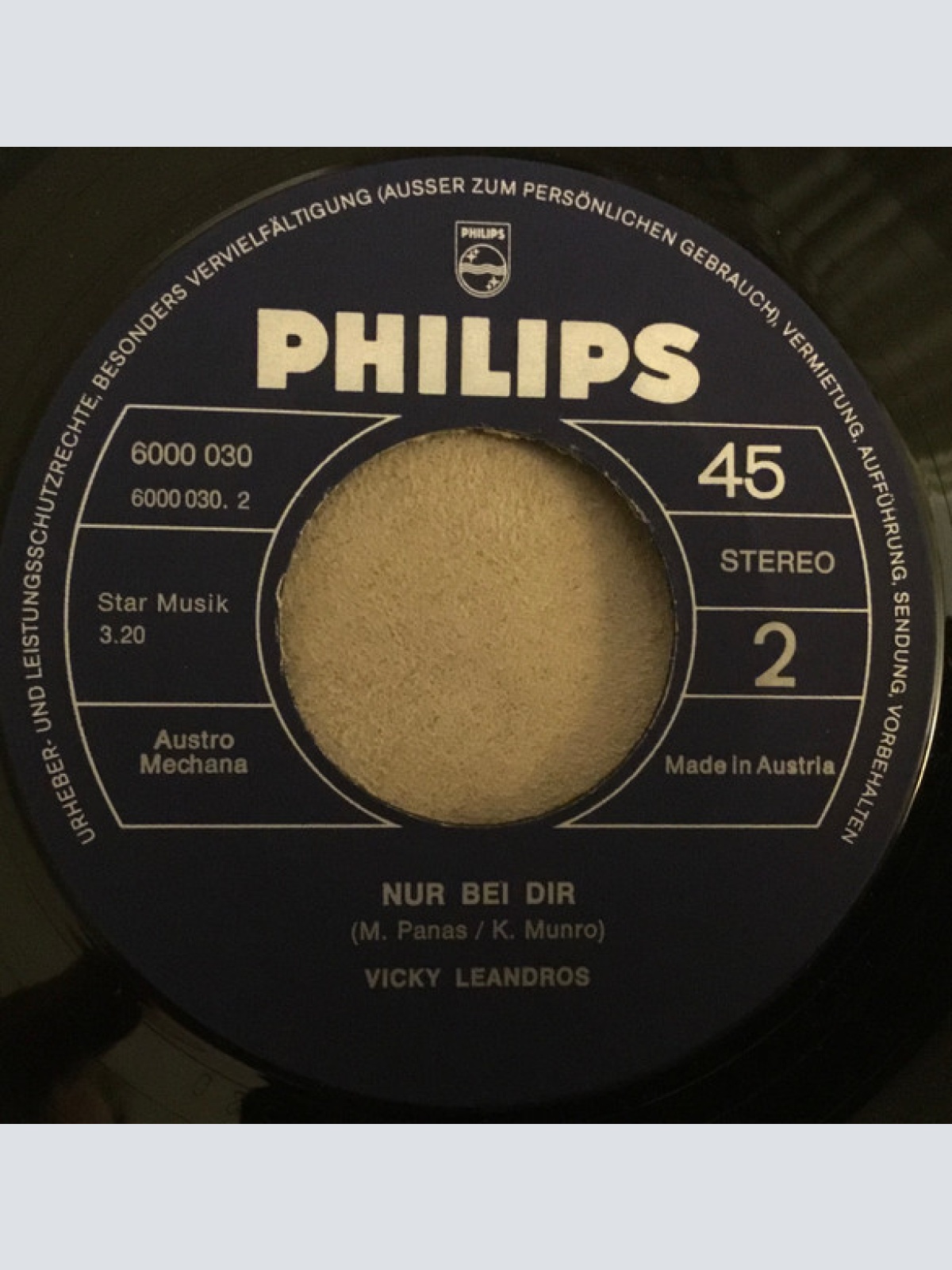 Vinyl / Vicky Leandros - Wenn Die Sehnsucht Nicht Wär