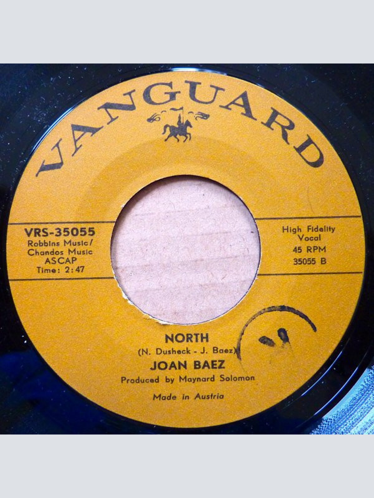 Vinyl / Joan Baez - Be Not Too Hard / North