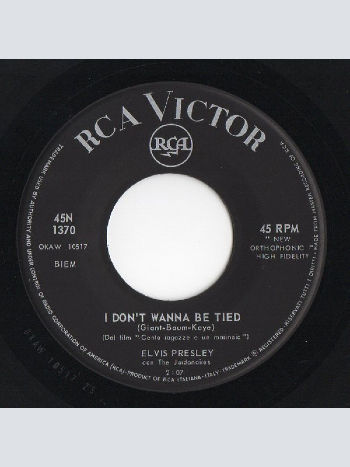 Vinyl / Elvis Presley Con The Jordanaires - The Walls Have Ears