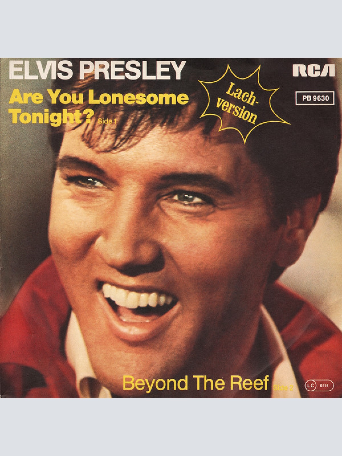 Vinyl / Elvis Presley - Are You Lonesome Tonight? (Lach-Version)