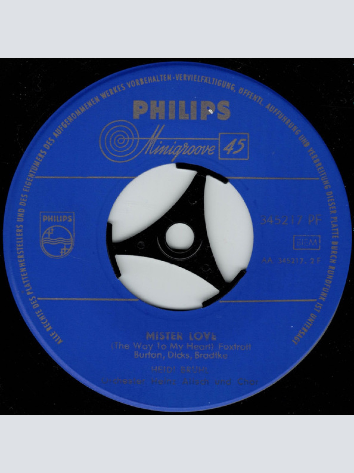 Vinyl / Heidi Brühl - Wir Wollen Niemals Auseinandergeh'n