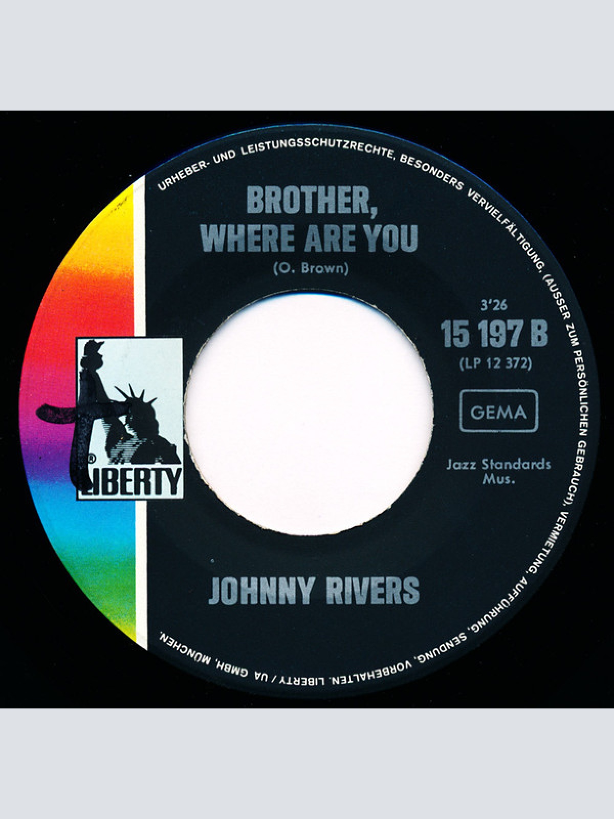 Vinyl / Johnny Rivers - Muddy River / Brother Where Are You