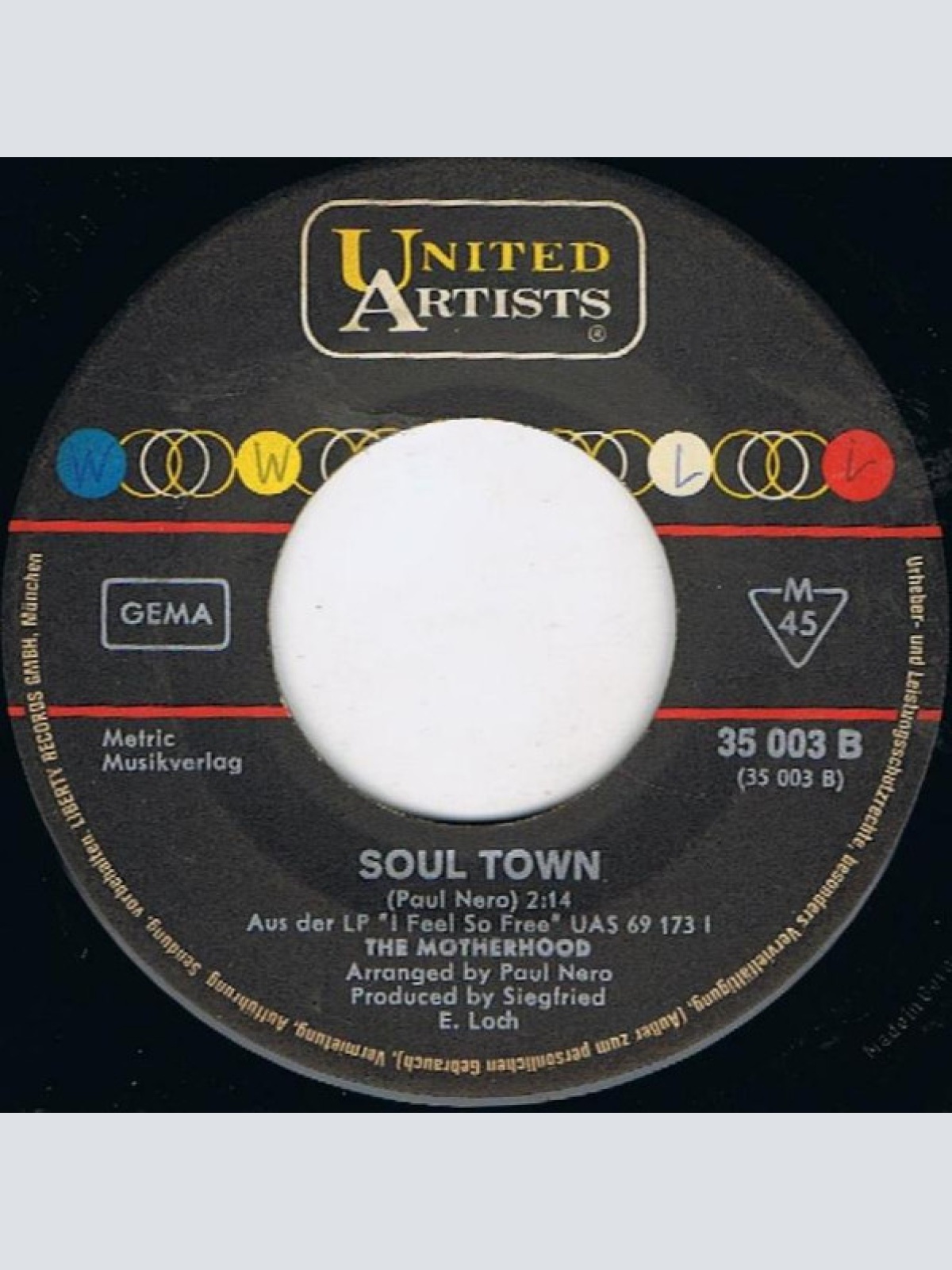 Vinyl / The Motherhood* - Back In The Grass / Soul Town