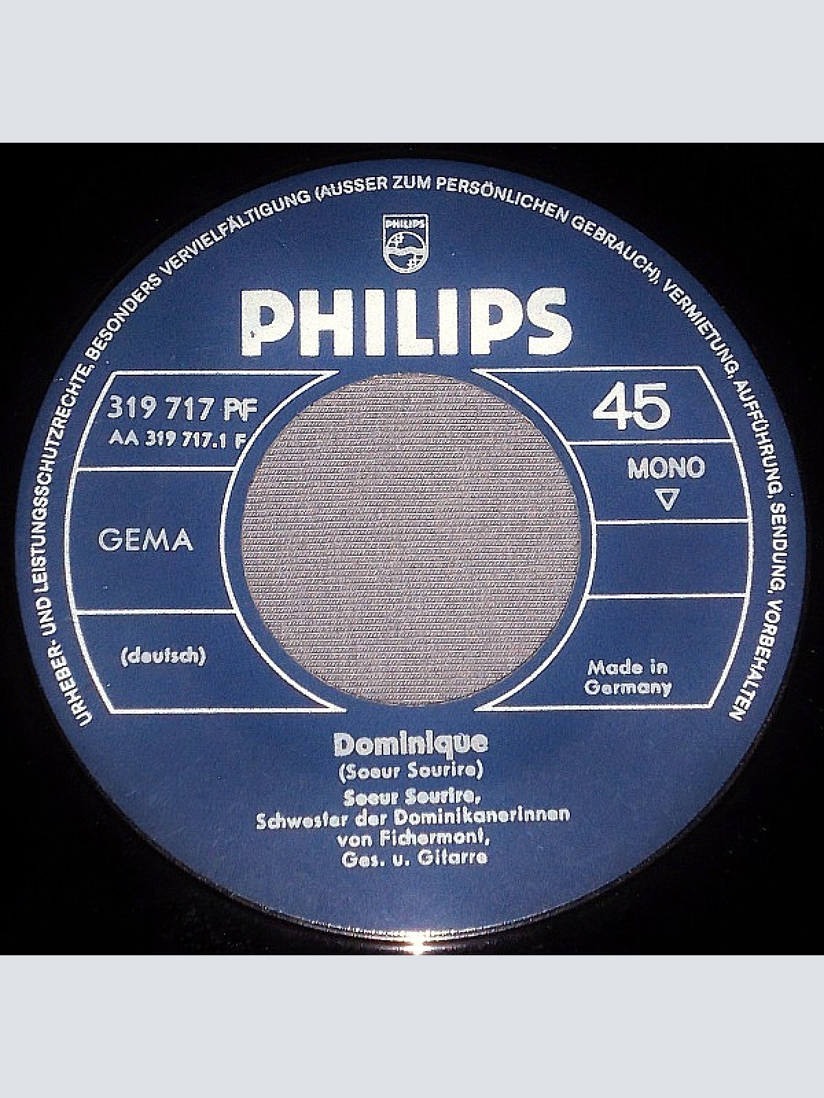 Vinyl / Soeur Sourire - Dominique