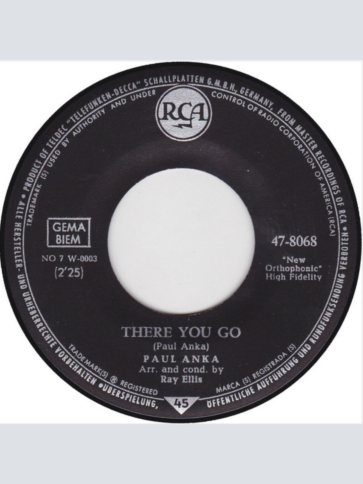 Vinyl / Paul Anka - Every Night / There You Go