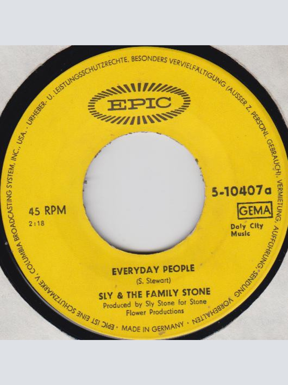 Vinyl / Sly & The Family Stone - Everyday People