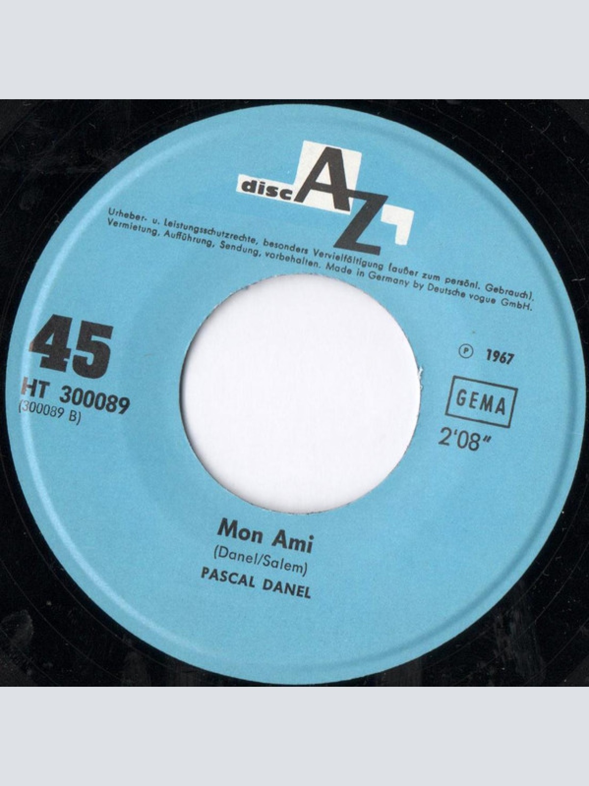 Vinyl / Pascal Danel - Comme Une Enfant