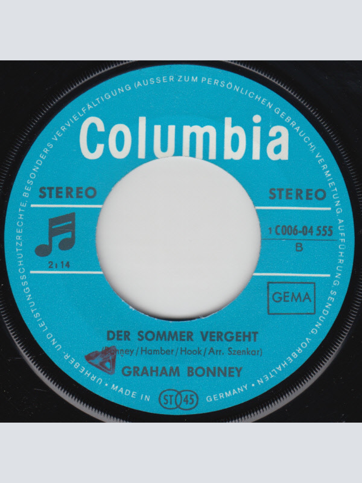 Vinyl / Graham Bonney - Marie