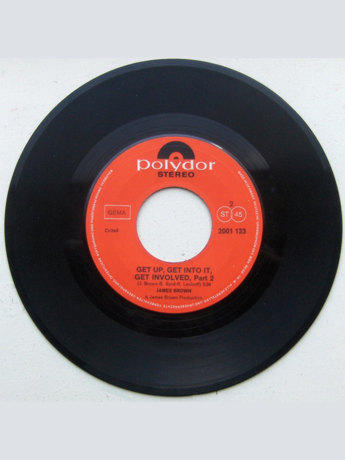 Vinyl / James Brown - Get Up, Get Into It, Get Involved, Parts 1&2