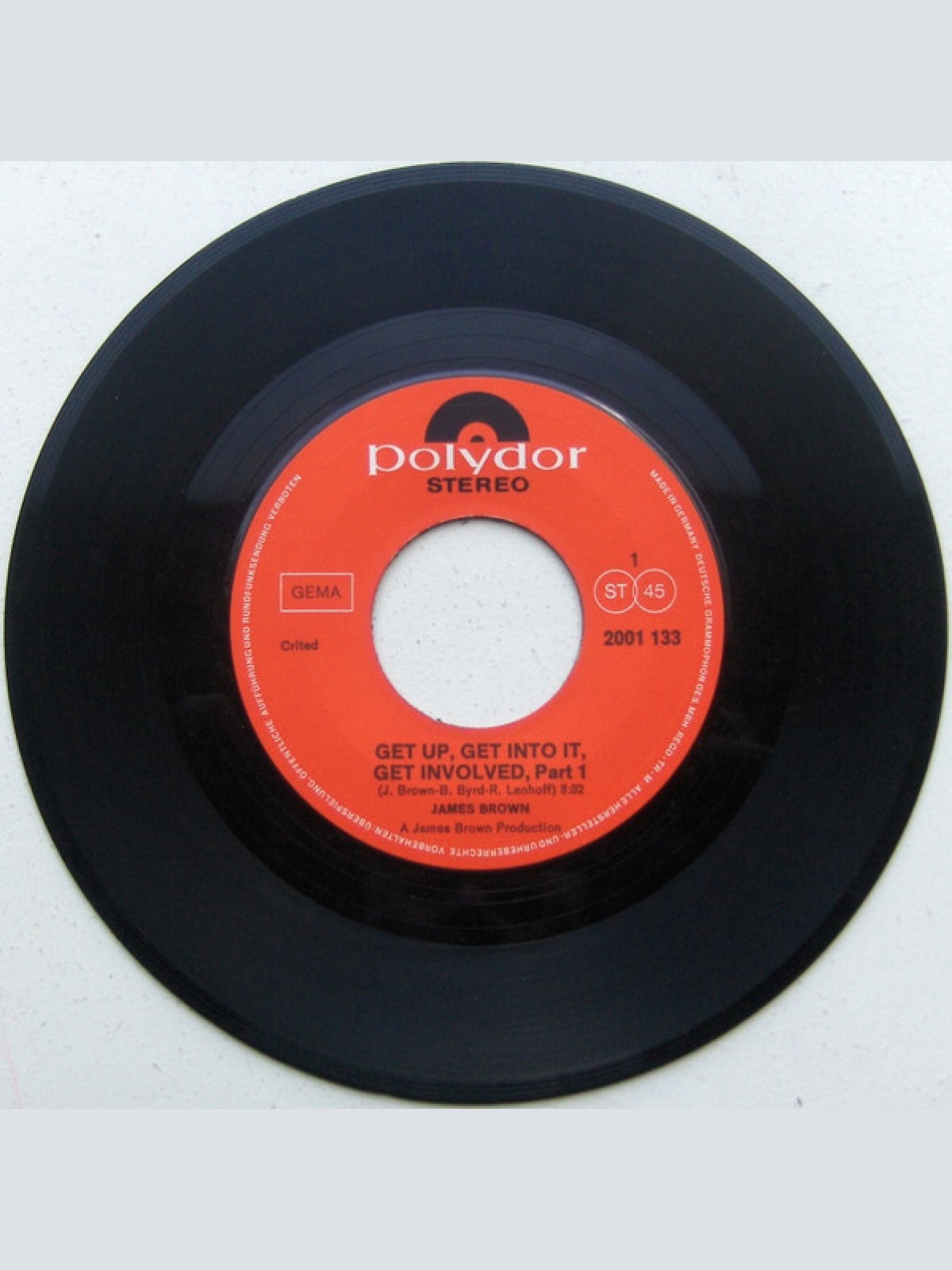 Vinyl / James Brown - Get Up, Get Into It, Get Involved, Parts 1&2