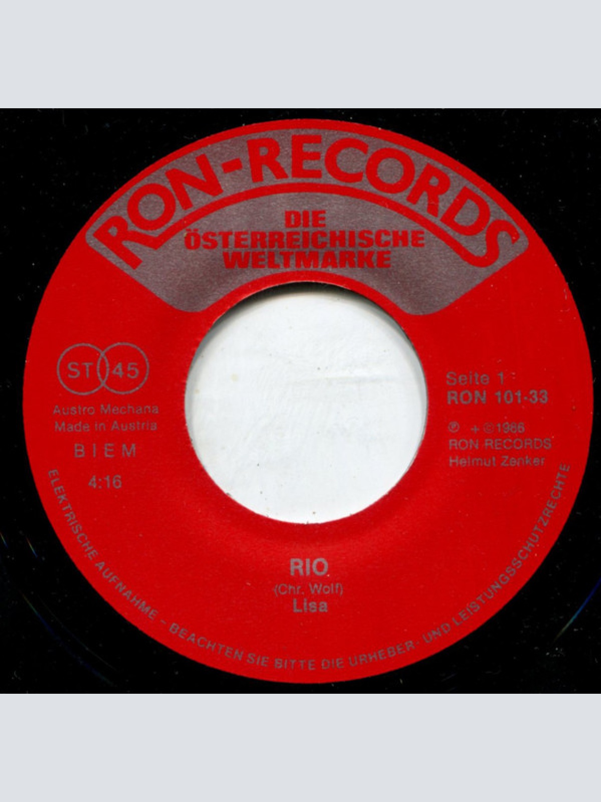 Vinyl / Lisa (52) - Rio