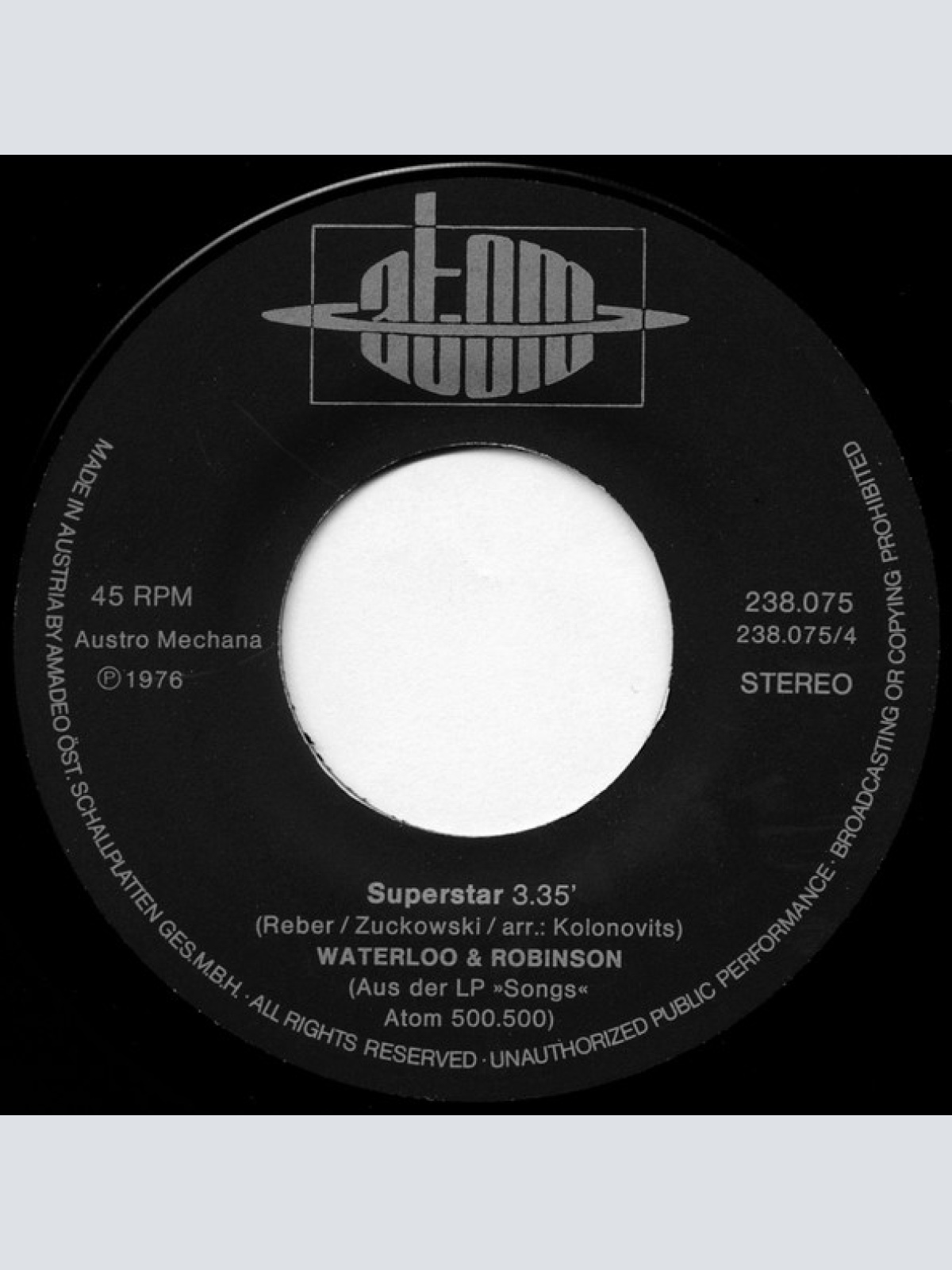 Vinyl / Waterloo & Robinson - Meine Kleine Welt