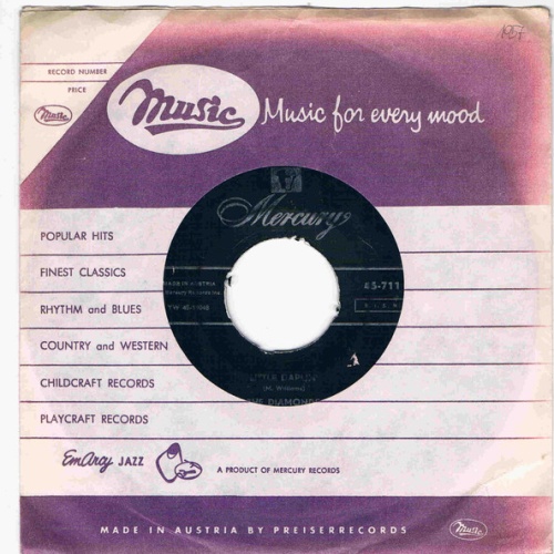 Vinyl / The Diamonds - Little Darlin' / Faithful And True