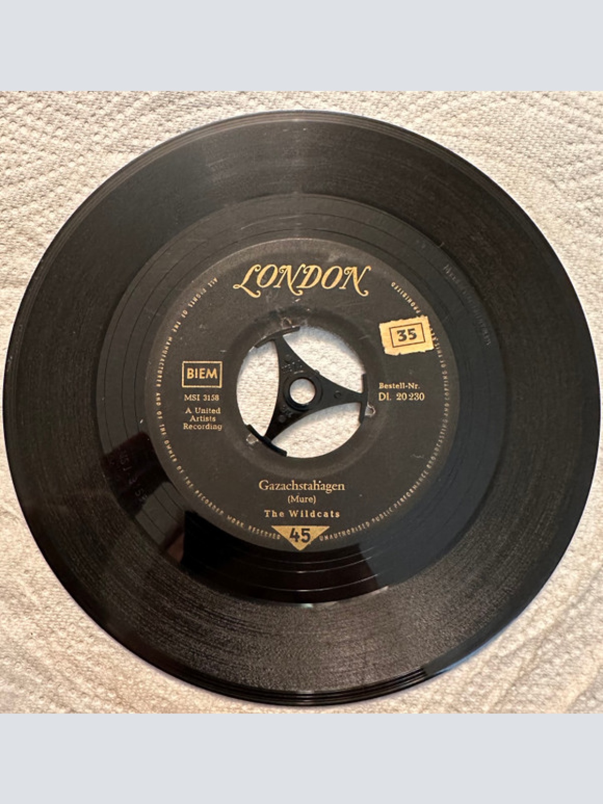 Vinyl / The Wild-Cats - Gazachstahagen