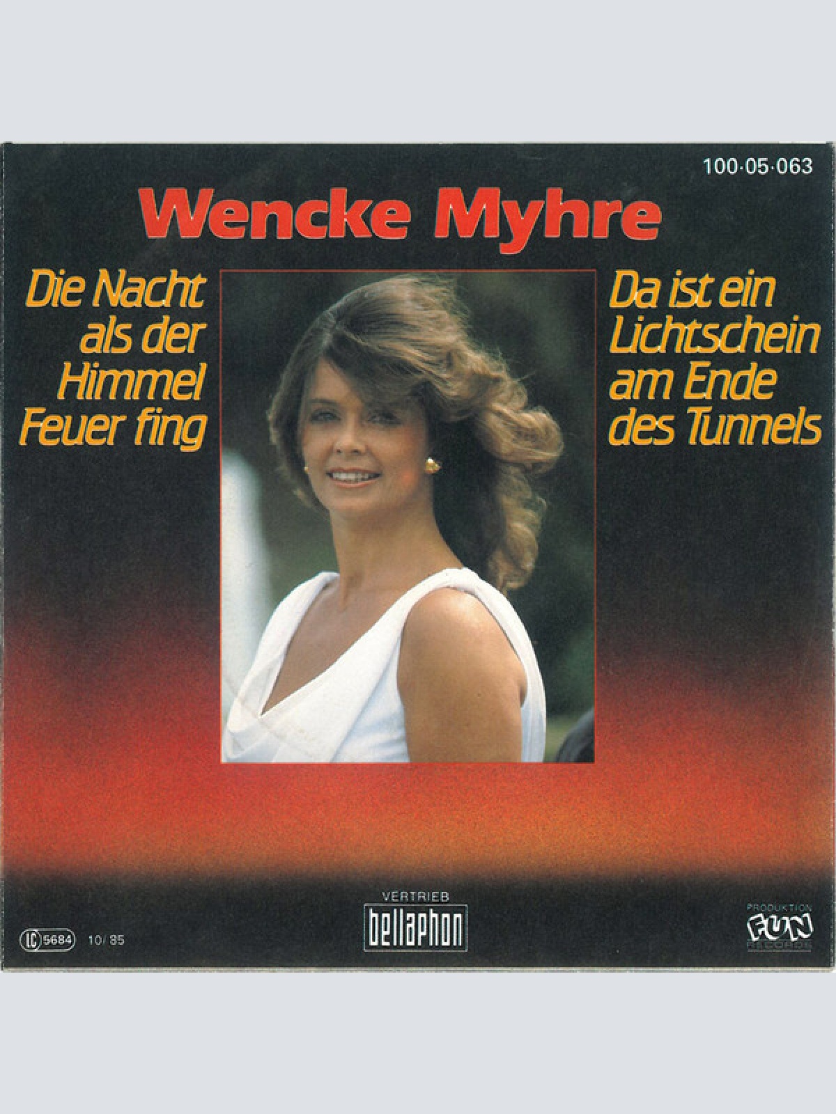 Vinyl / Wencke Myhre - Die Nacht Als Der Himmel Feuer Fing